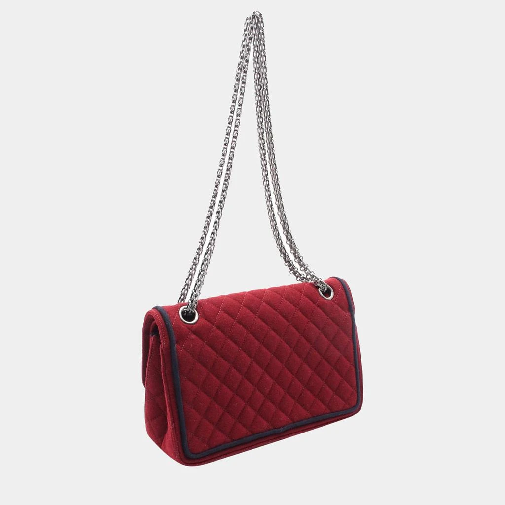 Chanel Chanel Red Wool 2.55 Salzburg CC Edelweiss Flap Bag 2