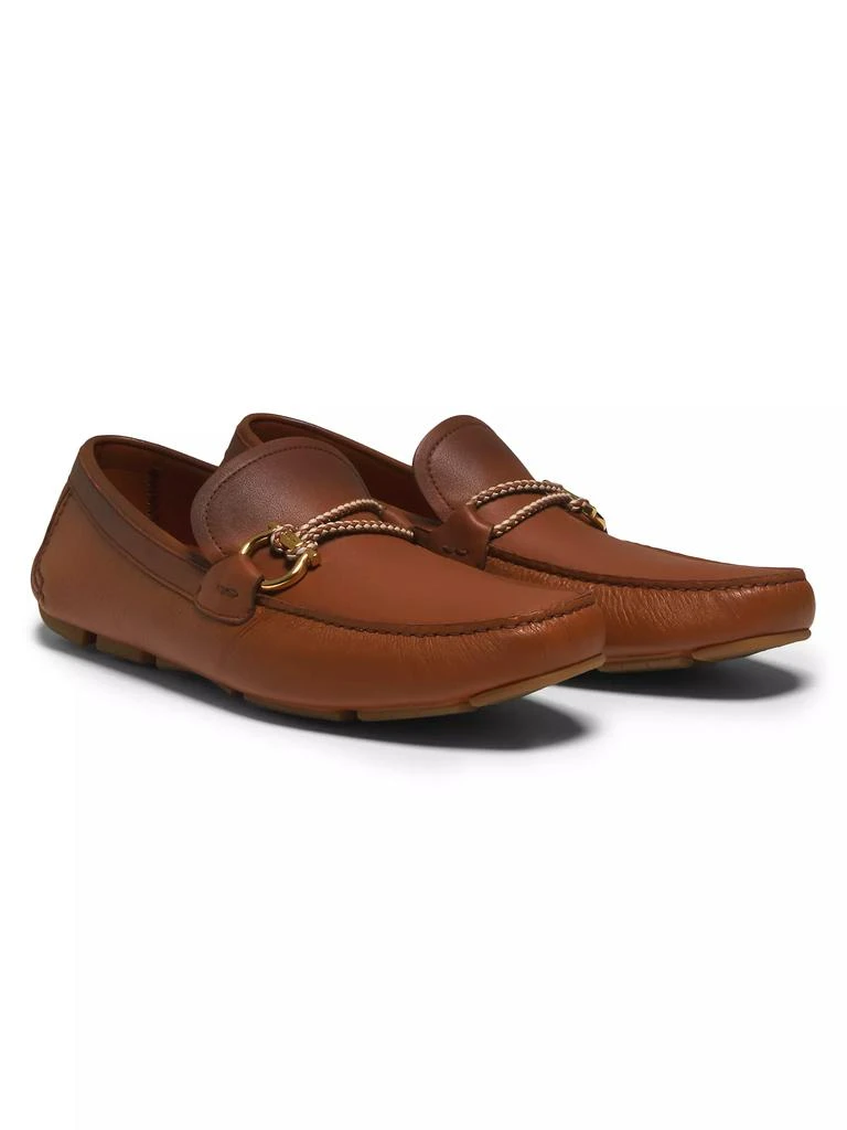 Salvatore Ferragamo Front 4Saddle Sport Loafers 2