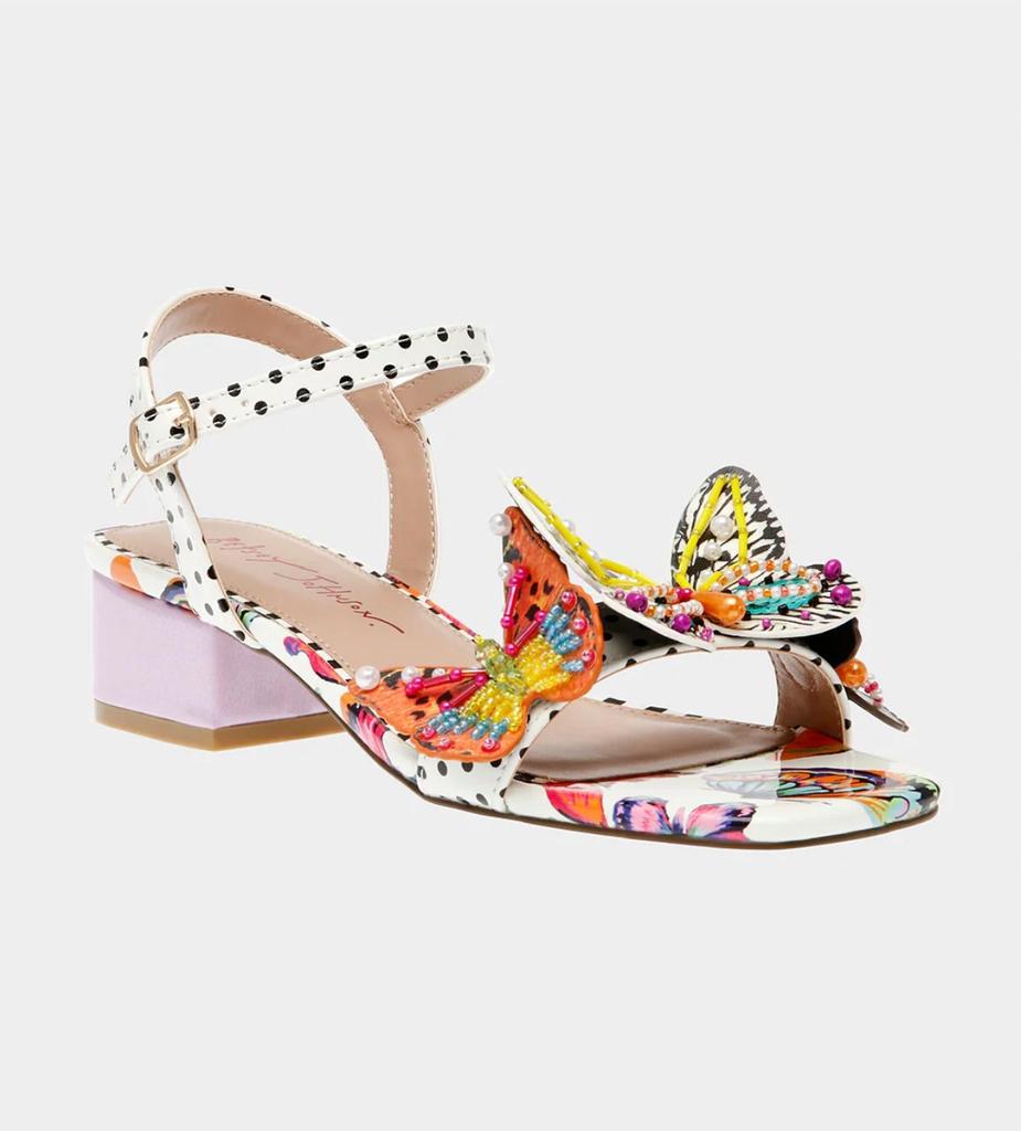 Betsey Johnson Lotty In White Butterfly