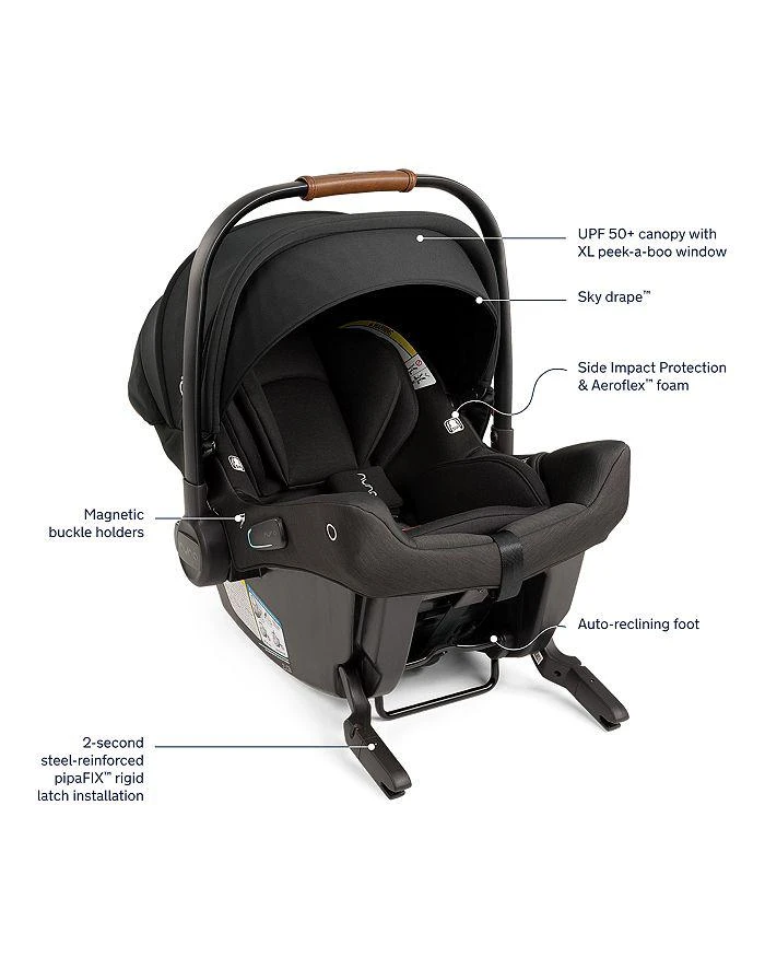 Nuna TRVL LX Stroller 
PIPA Urbn Infant Car Seat Travel System 7