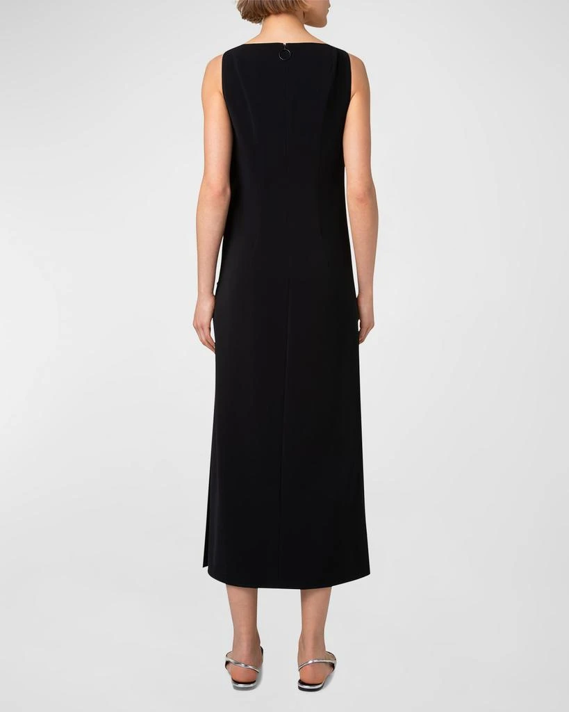 Akris Lasercut Crepe Tunic Dress with Crystal Studded Embellishment 4