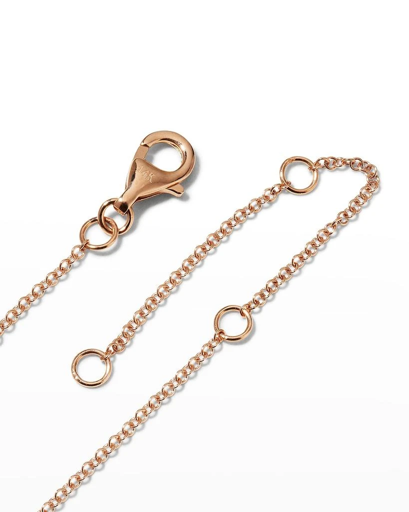 Bridget King Jewelry Mini Folded Heart Necklace 3