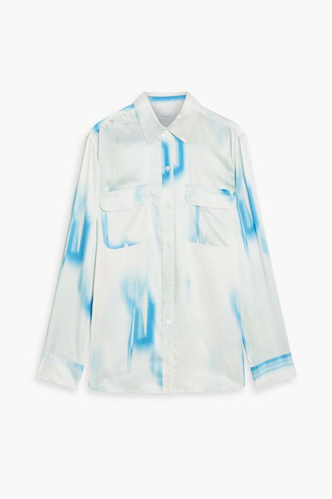 EQUIPMENT Signature printed washed-silk shirt