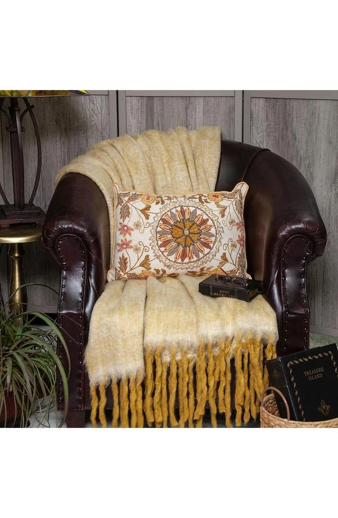Parkland Hand-Embroidered Maggie Accent Pillow 6