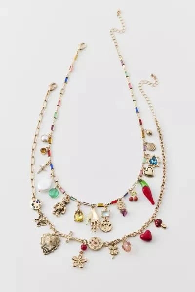 Urban Outfitters Zuri Layering Charm Necklace Set 2