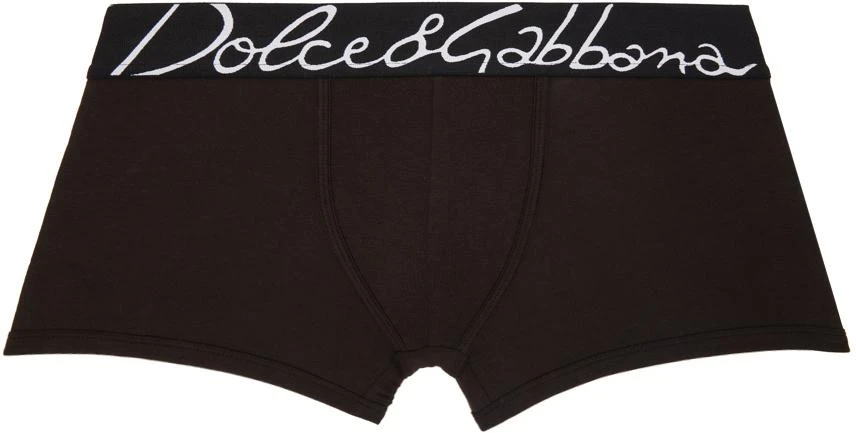 Dolce & Gabbana Brown Regular-Fit Boxers 1