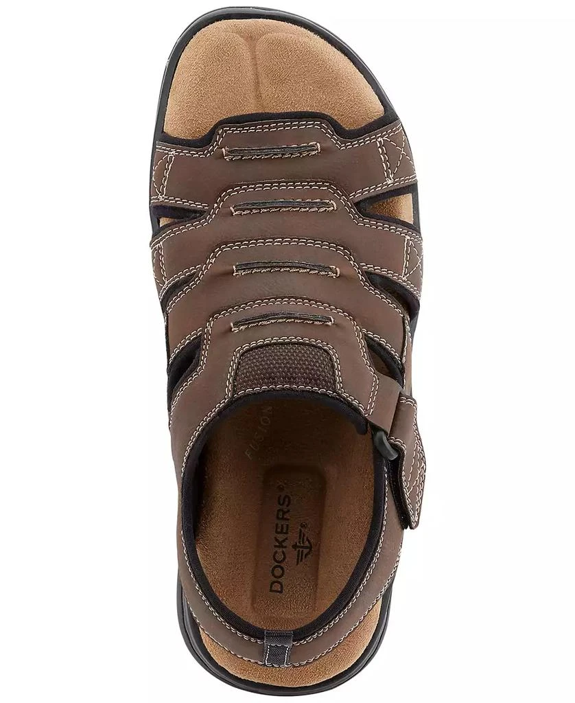 Dockers Men
s Shorewood Open-Toe Fisherman Sandals 5
