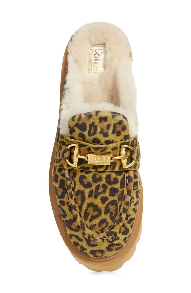 Roberto Cavalli Cortina Faux Fur Lug Loafer Mule 5