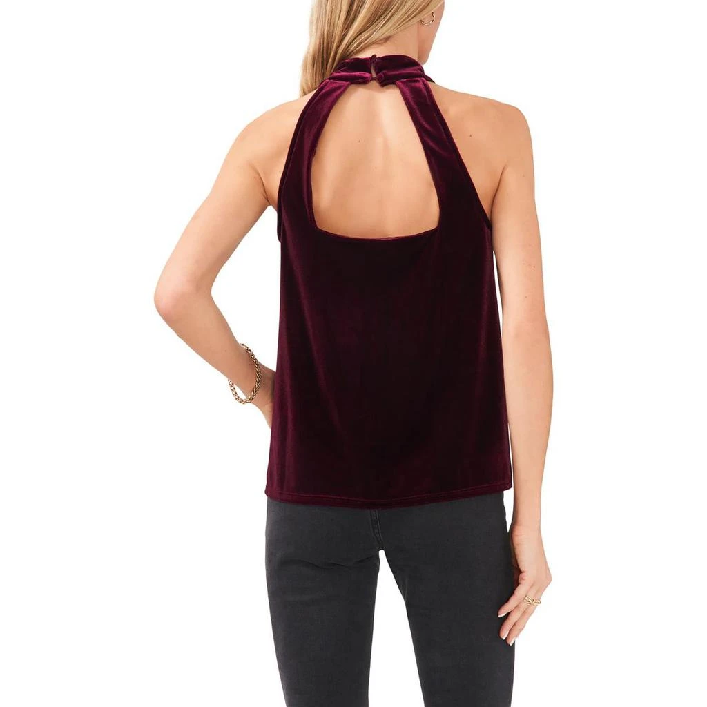 1. State Womens Velvet Halter Top 2