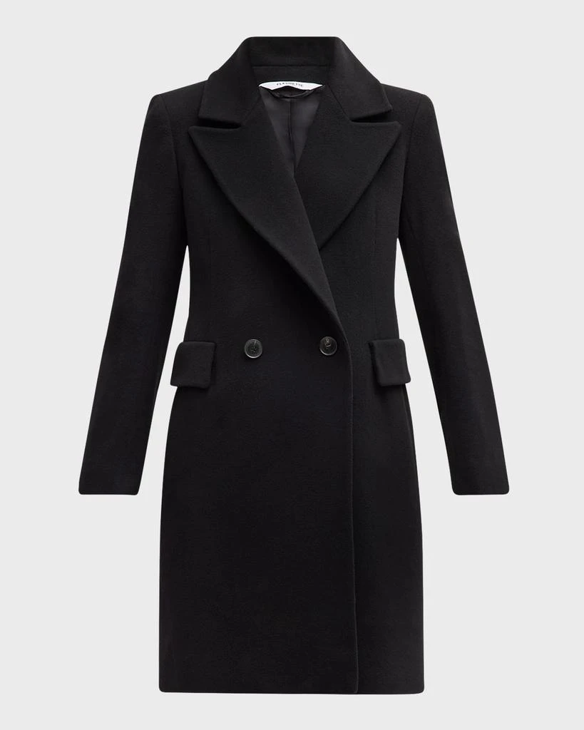 Fleurette Cami Double-Breasted Short Wool Coat 1