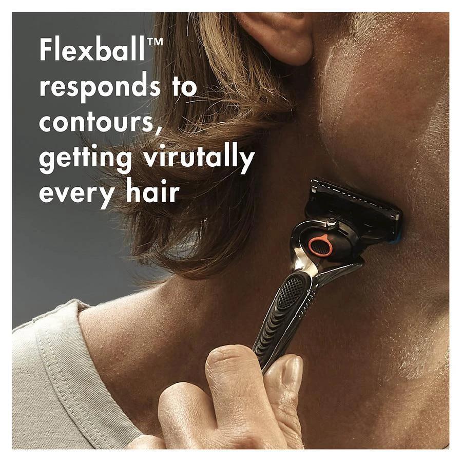 Gillette Razor Refills for Men, Razor Cartridges for FlexBall Razor Handle No scent 4