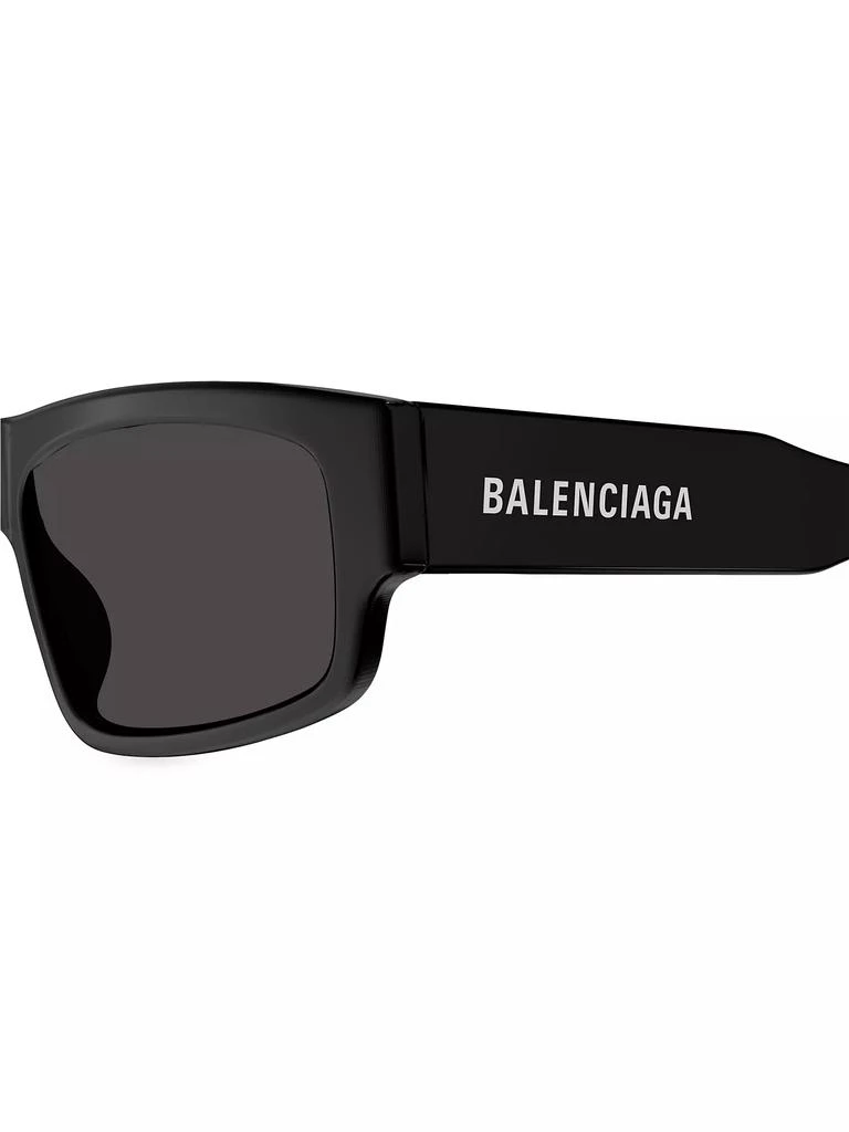 Balenciaga Flat 56MM Rectangular Sunglasses 3