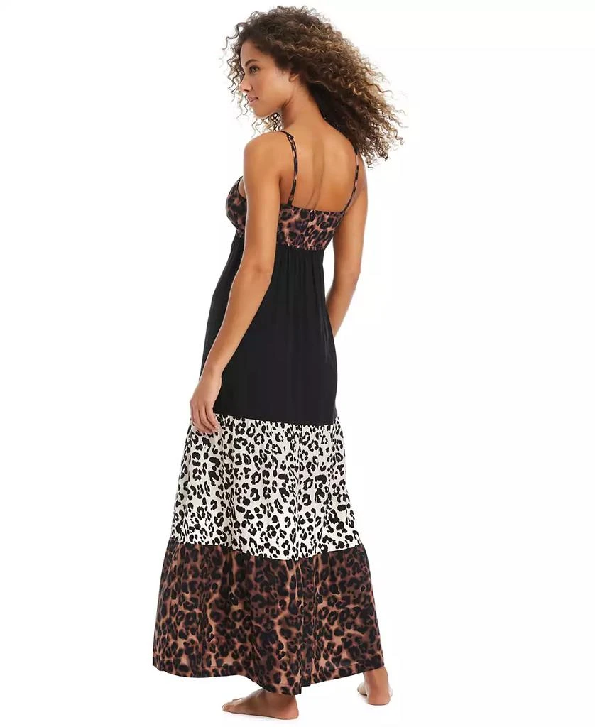 Bar III Women's In My Skin Tie-Front Tiered Cover-Up Maxi Dress, Exclusively at Macy's 2