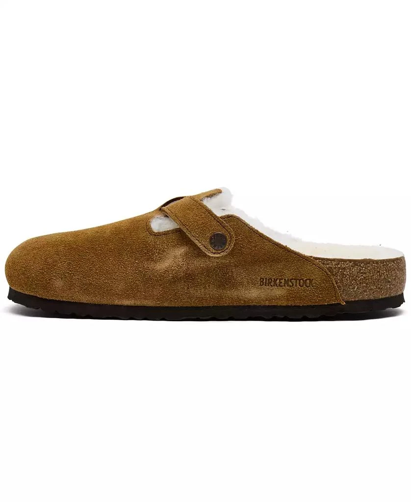 Birkenstock Men's Boston Shearling Suede Leather Clogs from Finish Line 3
