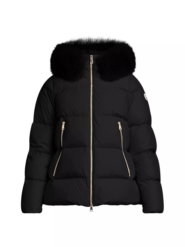 Moncler Laiche Fur Short Down Jacket 1