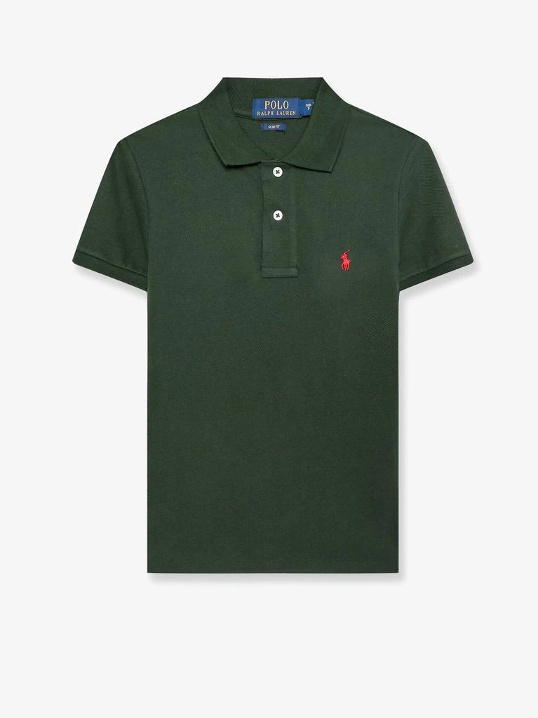 Ralph Lauren Cotton polo shirt with embroidered logo 1