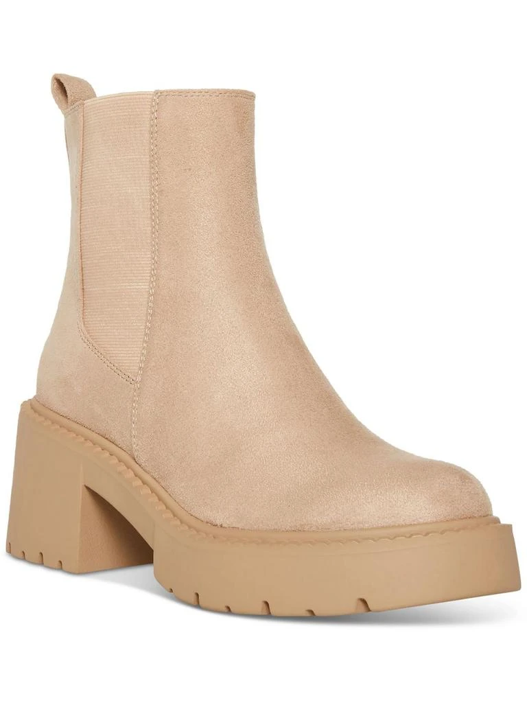 Madden Girl Trust Womens Faux Suede Lug Sole Chelsea Boots 1