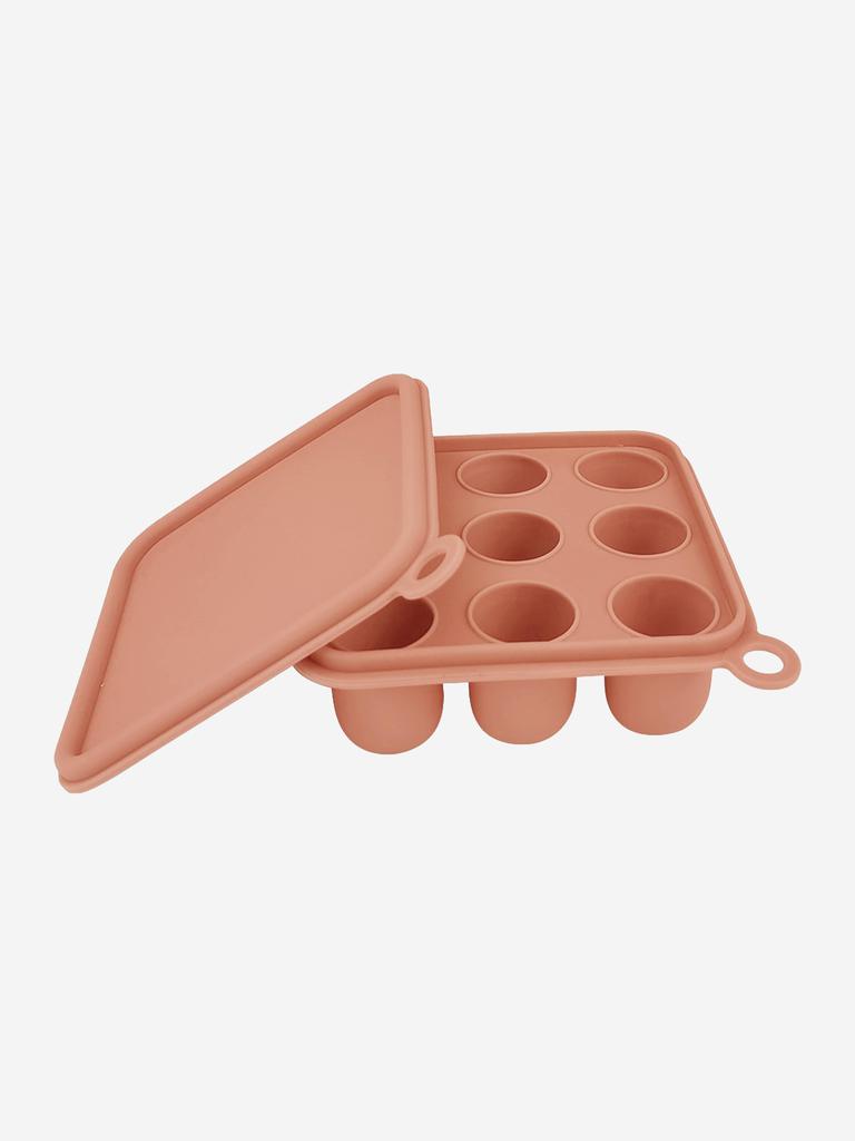 Bloom Bambini Bloom Bambini Silicone Baby Freezer Cube Trays with Cover in Pink