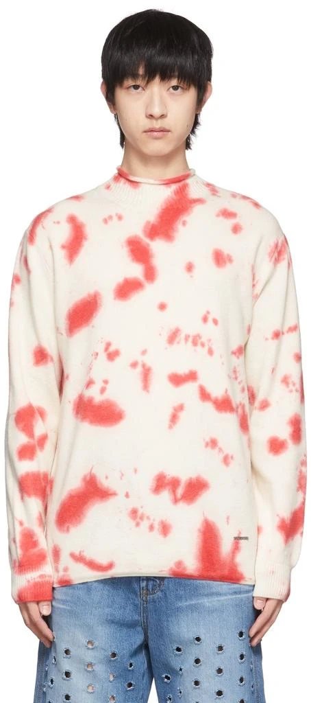We11done Off-White Tie-Dye Sweater 1