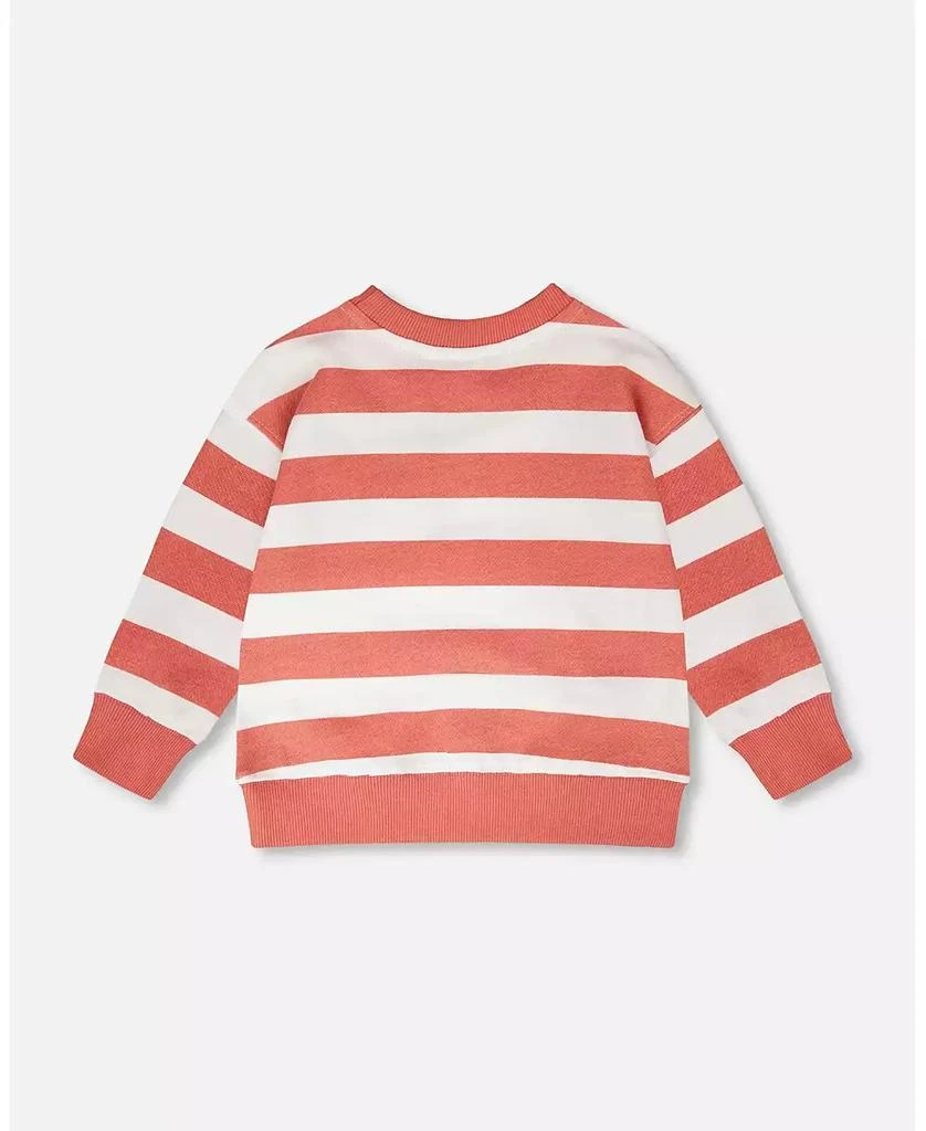 Deux par Deux Toddler Boys French Terry Sweatshirt Stripes 4