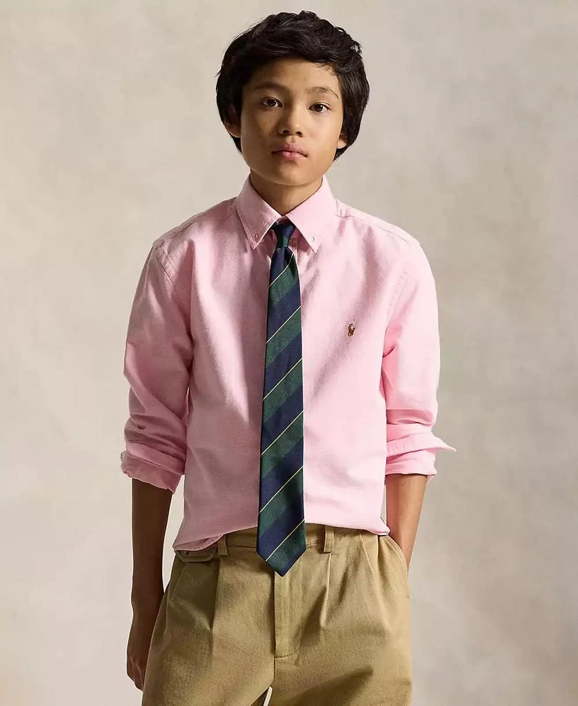 Ralph Lauren 8-20 Boys
Embroidered Pony Logo Cotton Oxford Shirt 8