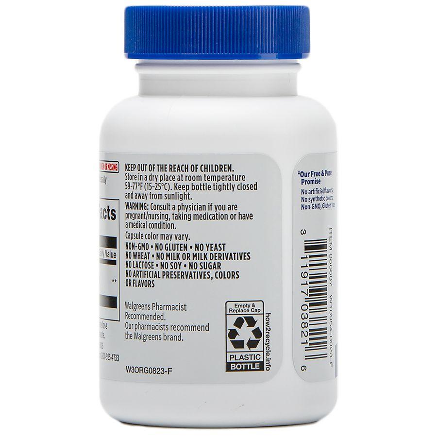 Walgreens Free & Pure Korean Panax Ginseng 100mg Capsules (60 days)