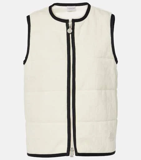 Moncler Padded cotton-bend vest 1