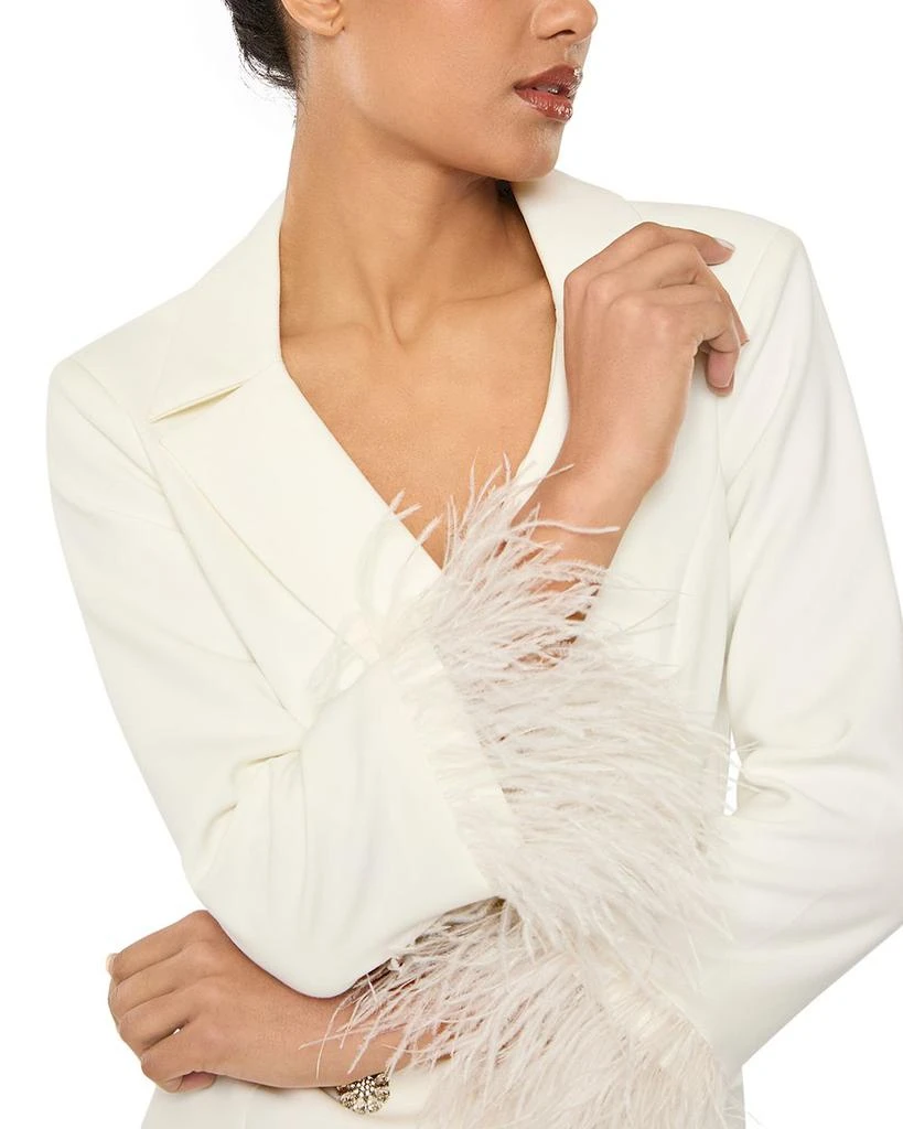 Likely Gloria Feather Cuff Blazer Dress 3