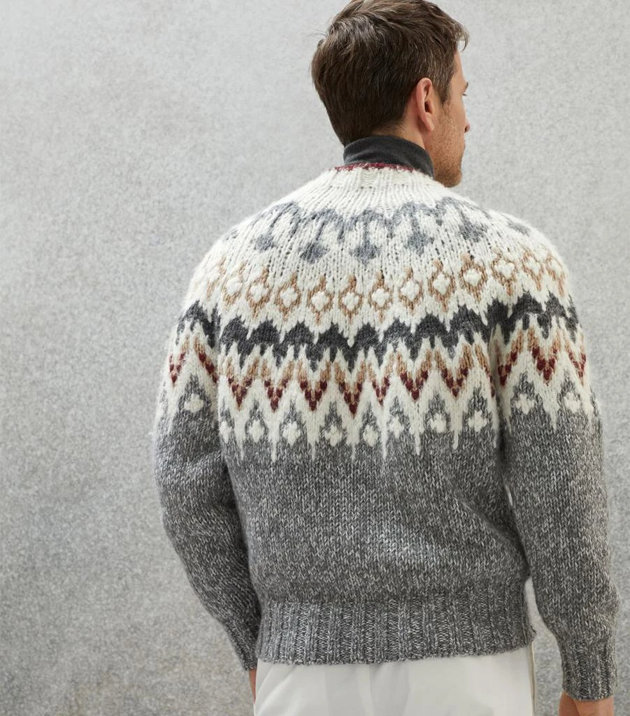 Brunello Cucinelli Cashmere-Blend Opera Sweater 6