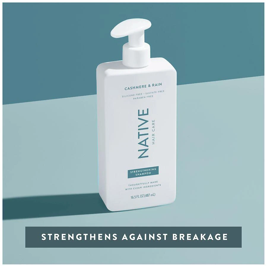 Native Strengthening Shampoo, Sulfate Free, for Women and Men Cashmere & Rain 6