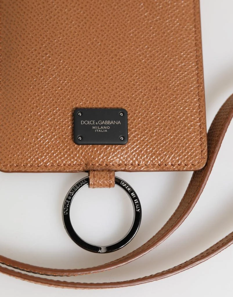 Dolce 
Gabbana Leather Lanyard Logo Card Holder Men Men
s Wallet 2