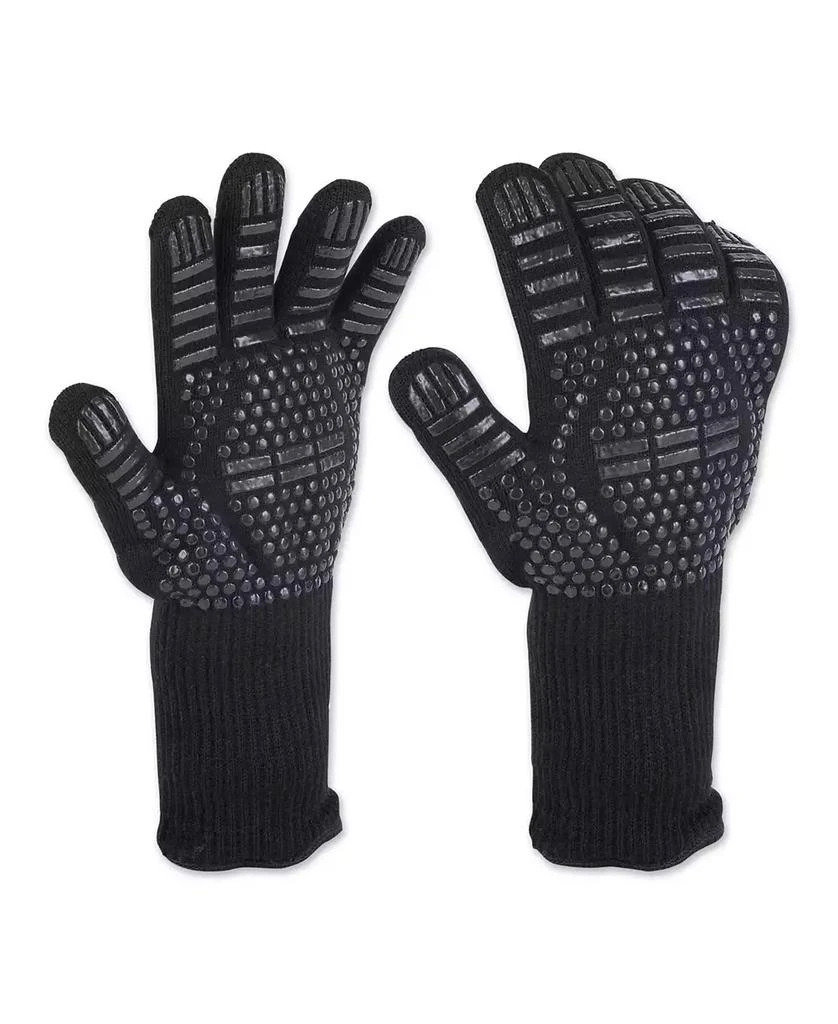 RSVP International Barbecue Grilling Collection Heat-resistant Gloves, Set of 2 1