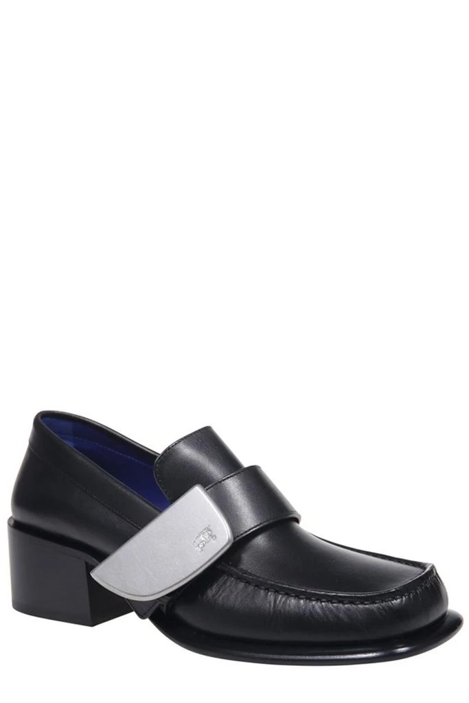 Burberry Burberry London Shield Square-Toe Loafers 2