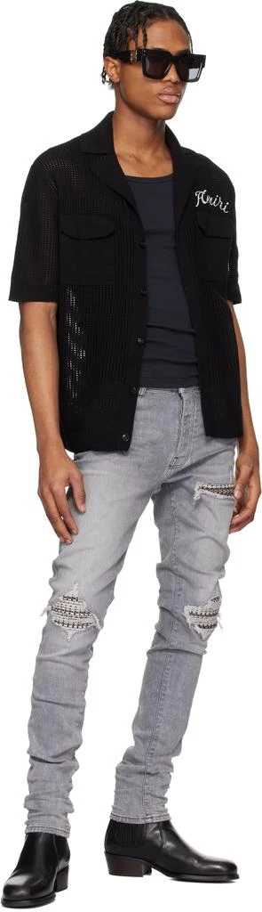 AMIRI Gray Boucle MX1 Jeans 4
