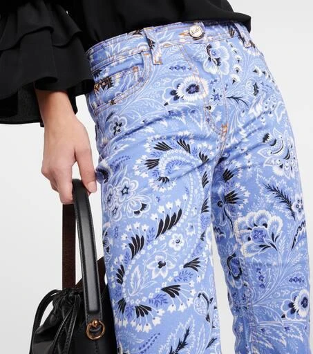 ETRO High-rise printed skinny jeans 4
