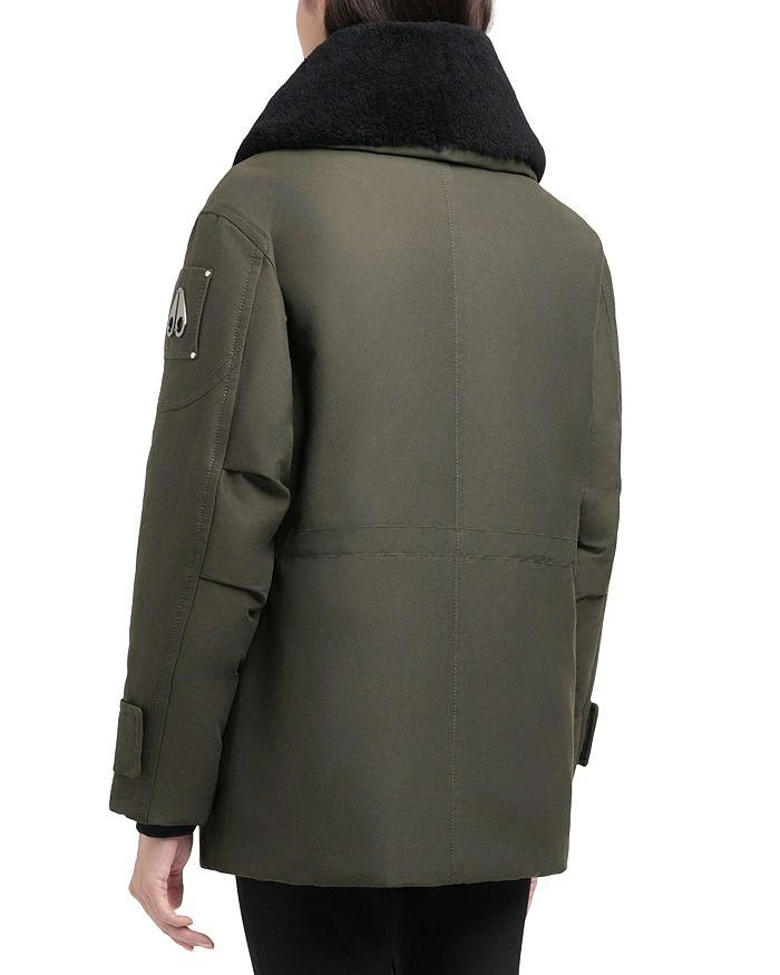 Moose Knuckles Aurora Shearling Trim Down Jacket 5