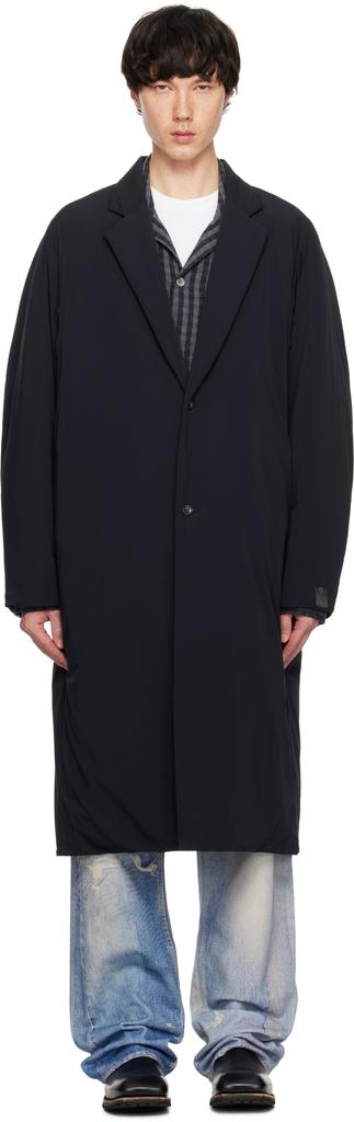 n.hoolywood Black Chesterfield Coat
