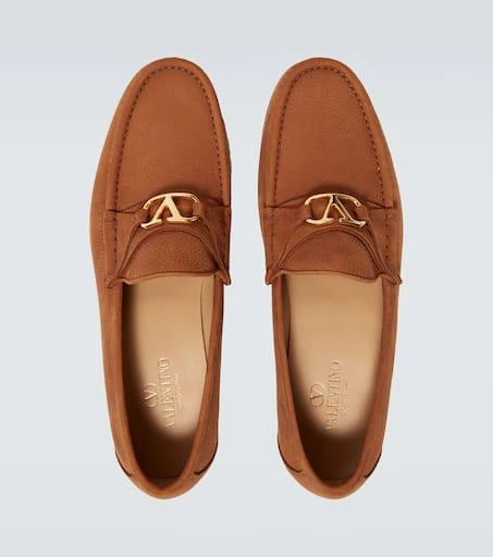 Valentino VLogo leather loafers 4