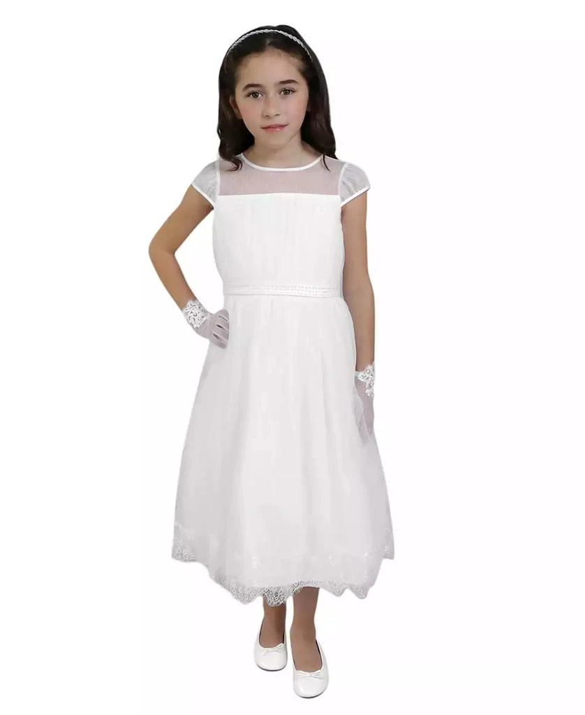 Us Angels Big Girls The Viola Communion Dress 1