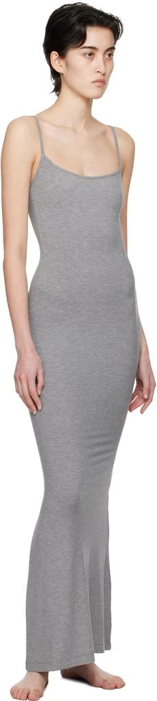 SKIMS Gray Soft Lounge Long Slip Maxi Dress 4