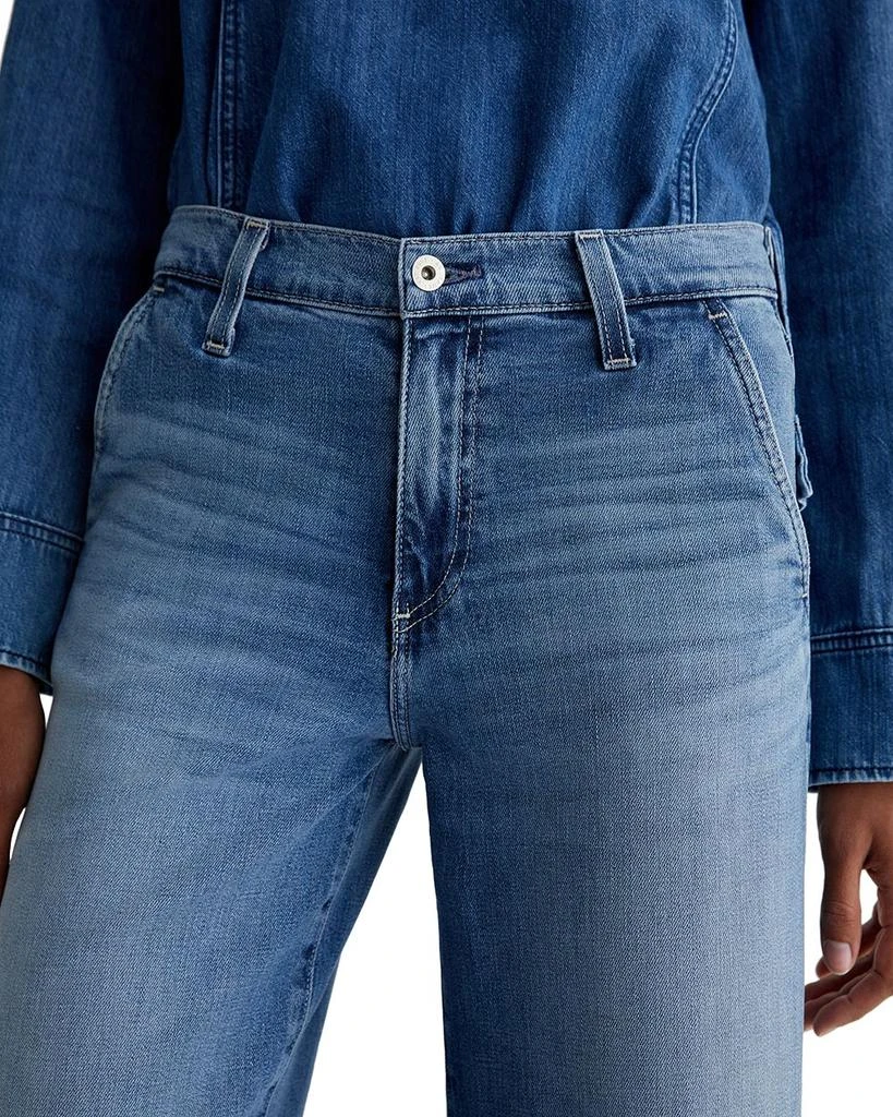 AG Stella Low Slung Palazzo Jeans in Nautical Mile 6
