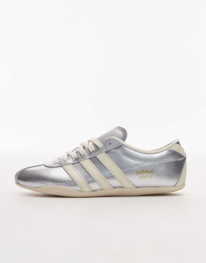 adidas gazelle silver green womens adidas Samba OG Silver Metallic Cracked Leather Women's – Lilac Blonde main image 0