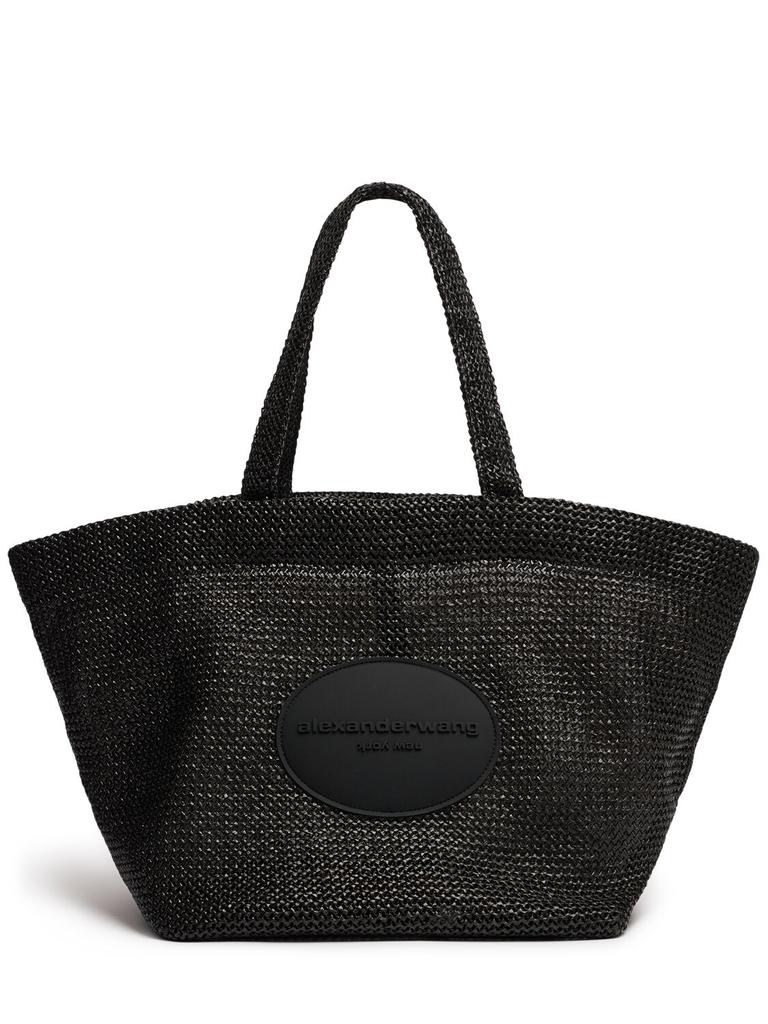 トートバッグ Alexander Wang Black Crochet Xl Punch Shopping BAG Alexander Wang BLACK CROCHET XL PUNCH SHOPPING BAG - Tote
