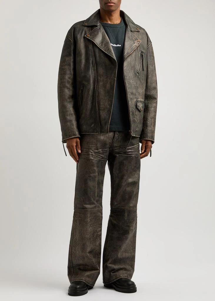 Acne Studios Leather biker jacket 4