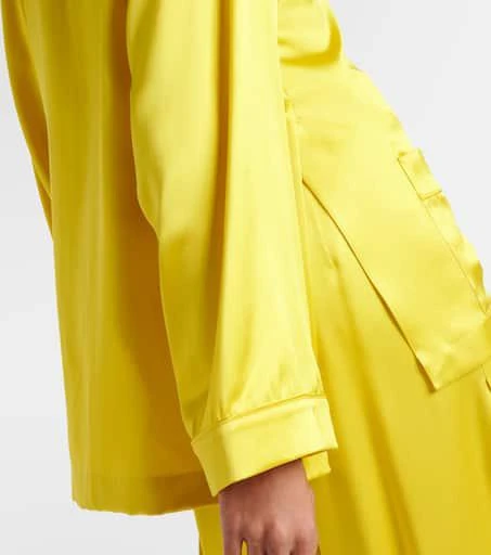 Max Mara Elegante Vasaio silk pajama shirt 6