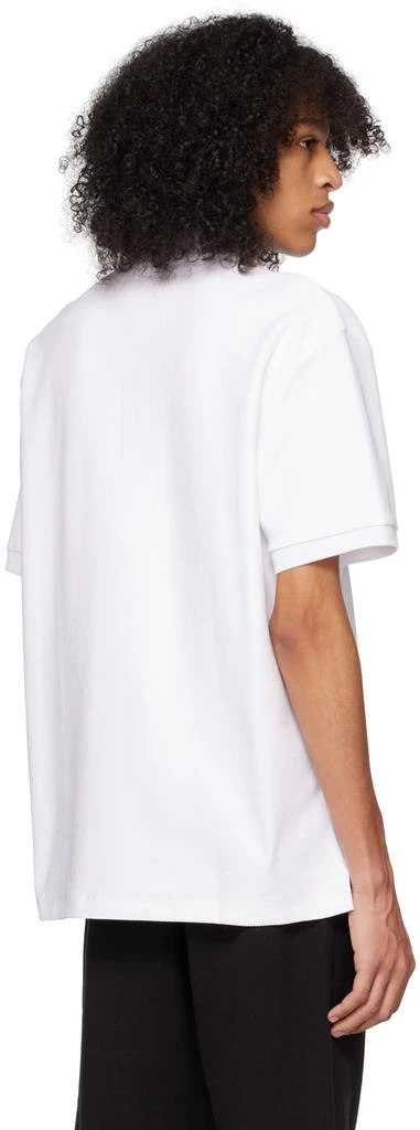 Hugo Boss White Three-Button Polo 3