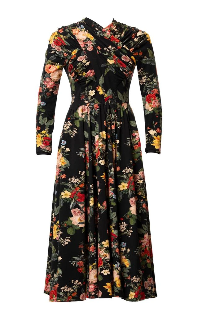 black satin long sleeve dress Evry Black Lace Long-Sleeve Mini Dress With Oversized Satin Bow – Club L  London main image 1