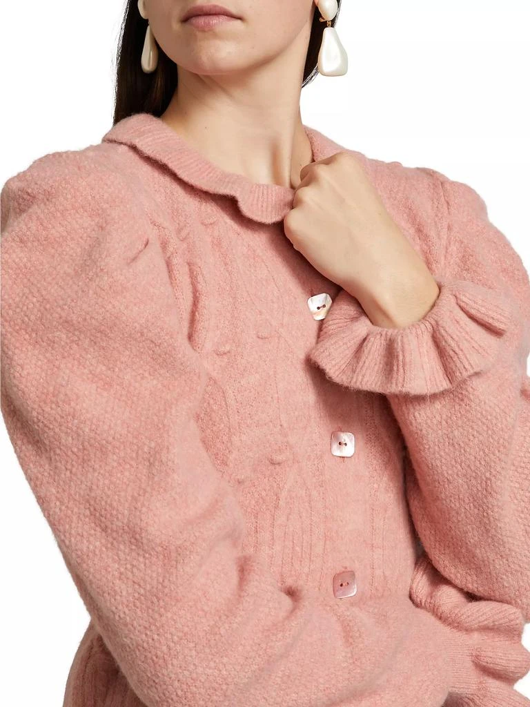 Farm Rio Ruffle Knit Cardigan 6