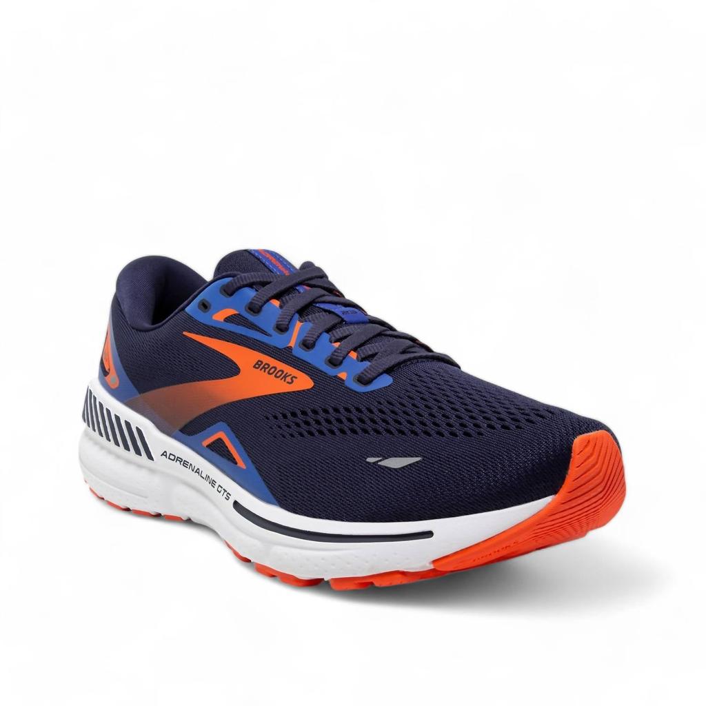 Brooks Men's Adrenaline Gts 23 Running Shoes In Navy/orange