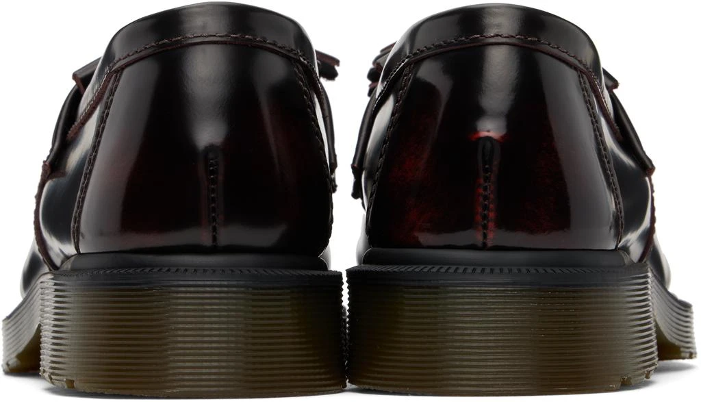 Dr. Martens Burgundy Adrian Arcadia Leather Tassel Loafers 2